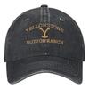 Бейсболка Yellowstone Dutton Ranch Винтажный Логотип Для Активного Отдыха y2k Хип-Хоп Кепки Папы Женщин Мужчин Мода Козырек от Солнца Бейсболки