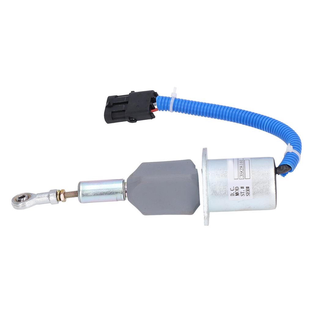 Flameout Solenoid Valve ABS Corrosion Resistance Shut Off Solenoid for Cummins 6CTA 8.3L 12V 3928160