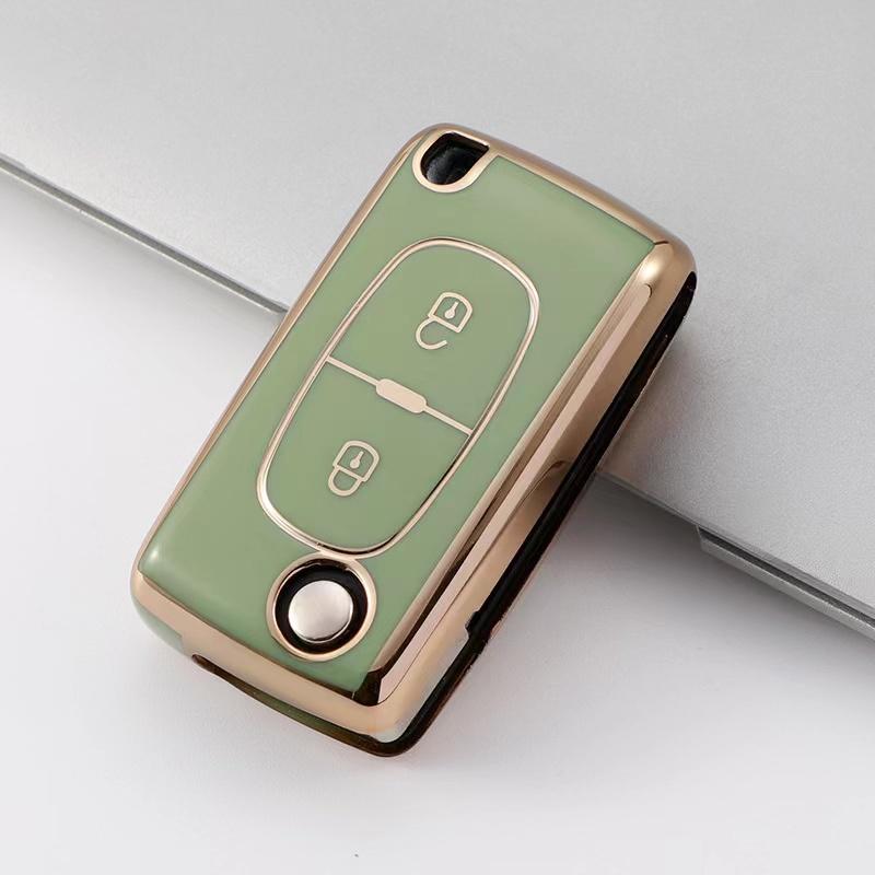Новый чехол для дистанционного ключа из ТПУ для Peugeot 107 207 307 308 407 607 3008 5008 для Citroen Xsara Picasso C5 C6 C8 без ключа