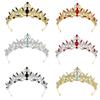 Simple and Elegant European and American Bride's Crown Headband Wedding Dress Accessories Birthday Princess Crown Headwear