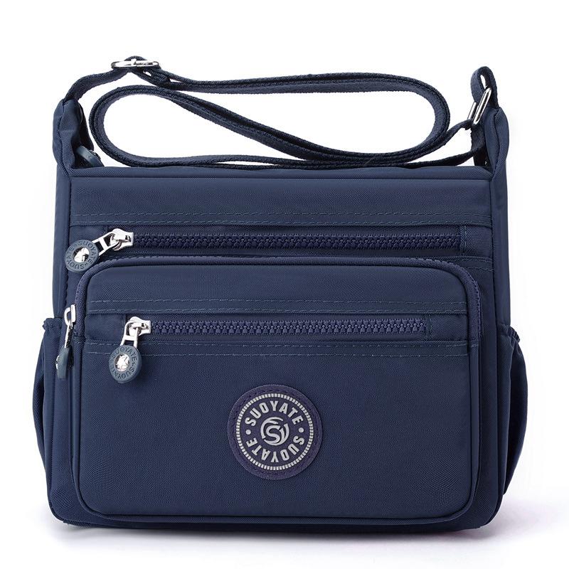 Nylon Shoulder Bag Women's Crossbody Bag Middle-aged Mother's Bag Large Capacity Lightweight Bag
