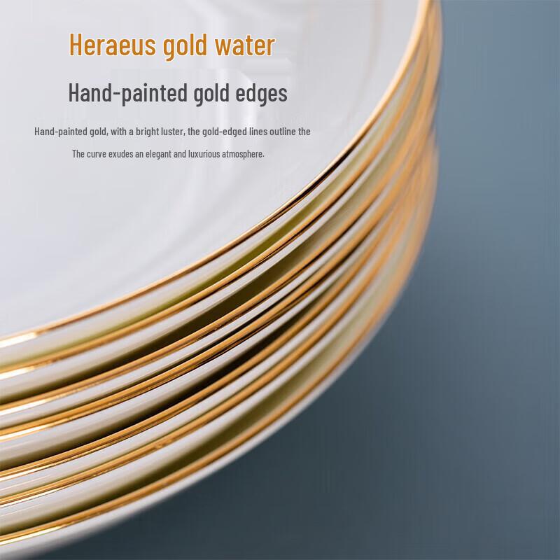 Kaixin 8-inch Ceramic Deep Plate Set (10-Pack)