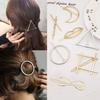 Woman Hair Accessories Hair Clip Pin Geometric Alloy Hairband Moon Circle Hairgrip Barrette Holder