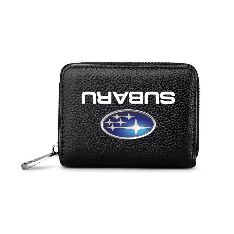 Кошелек из натуральной кожи для водительского удостоверения, ID-карты, банковских карт для Subaru Forester Impreza Outback Legacy Tribecacar WRC XV