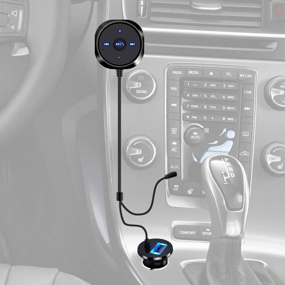 Автомобильный Bluetooth-совместимый Аудиоприемник Беспроводной Bluetooth-совместимый Музыкальный Приемник для Автомагнитолы с AUX IN Автоаксессуары