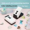 Large Size Paper Punch Educational Handmade Embosser Tab Punch Embossing Machine  Paper Crafting