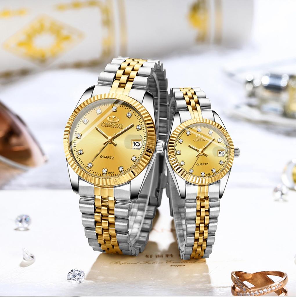 Watch Made In Japan Waterproof Quartz Bangle Retro Watch Luminous Scale Circular Dial Date Antique Stainless Steel Simple Popular Watch Son Christmas