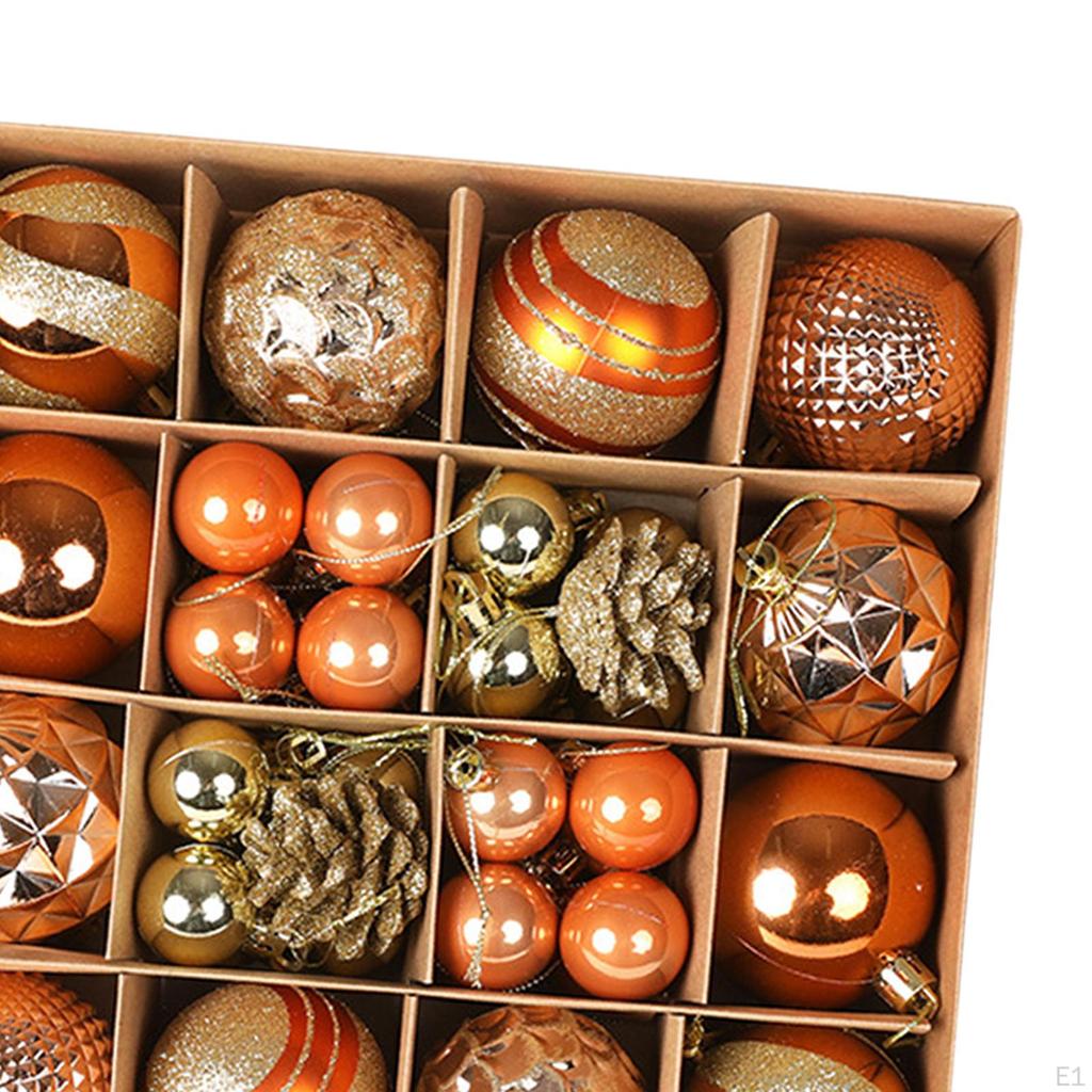36 Pieces Christmas Ball Ornaments Tree Decorations Party Supplies Baubles for