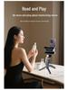 Dual-Camera Mobile Teleprompter Stand for Live Streaming - Portable Handheld & Desktop Universal Stand