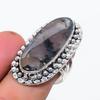 Natural Tube Agate Gemstone 925 Sterling Silver Jewelry Ring Size 7 G5b72