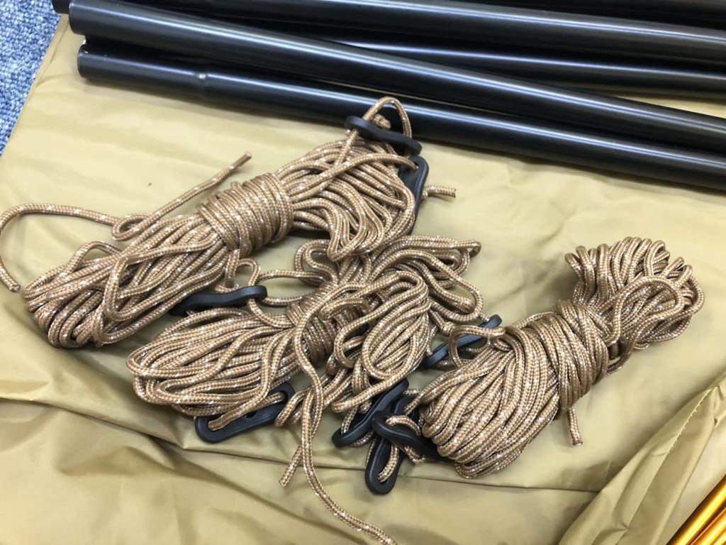 Icamp Solo Tarp Tarp One Pentagon Tarp Lightweight 2kg with 2 Poles X UV Protection Water Pressure 3000mm Solocamp Sunshade Light Blocking UV