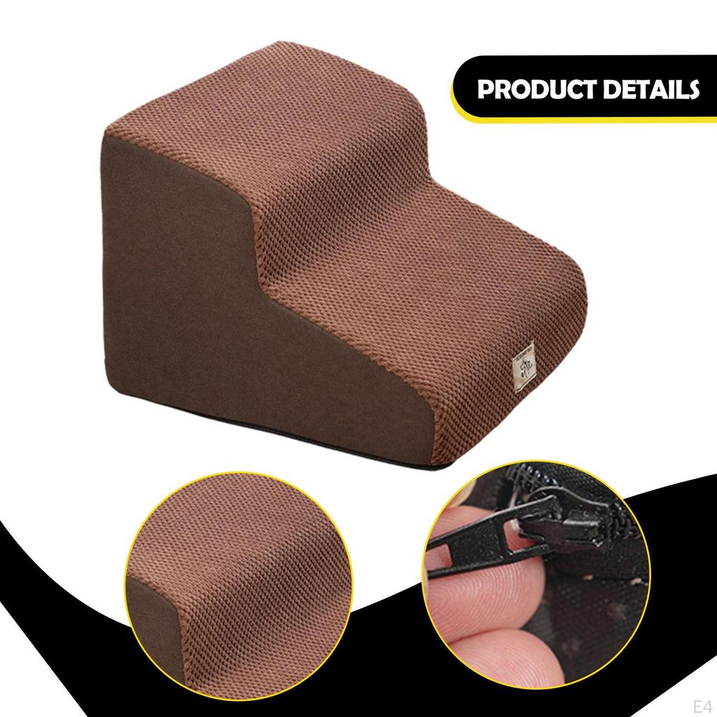 2 Step Dog Stairs Pet Ramp Comfortable,Multipurpose,Gentle Slope,Pet Ladder for Puppy Small Pets