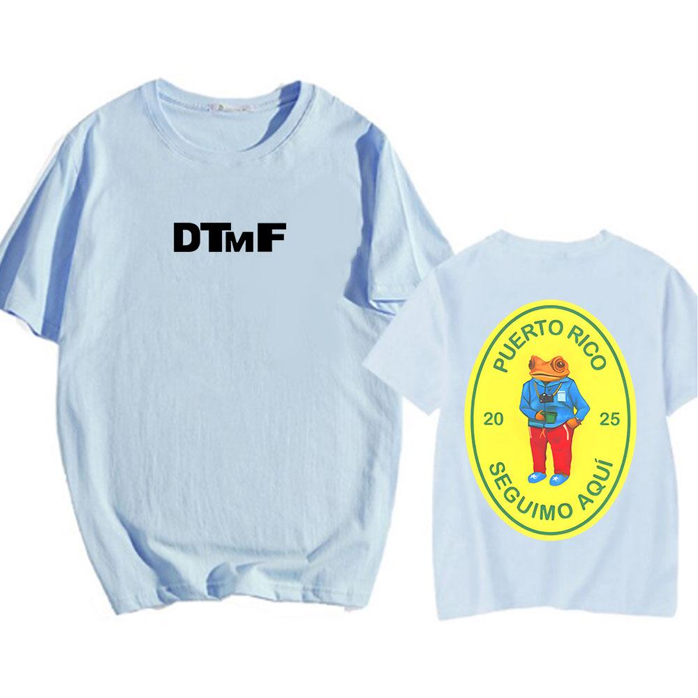 DTMF with Bear Cartoon Tshirts Debí Tirar Más Fotos Printing T-shirt Bad Bunny Hip Hop Tee-shirt Cotton High Quality Tees