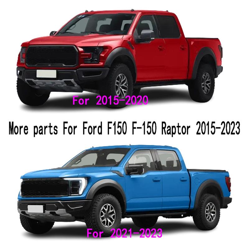 For Ford F150 F-150 Raptor 2015 2016- Car Door Lock Cover Anti-Rust Door Catch Buckle Protector Case Sticker Trim Frame