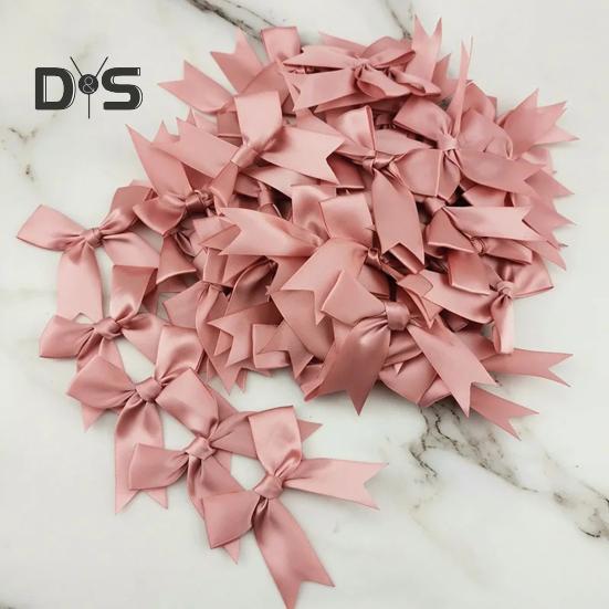 50 шт. бантов из атласной ленты 3,3 дюйма банты для поделок для упаковки подарков свадебного декора шитья скрапбукинга своими руками поделки аксессуары для волос