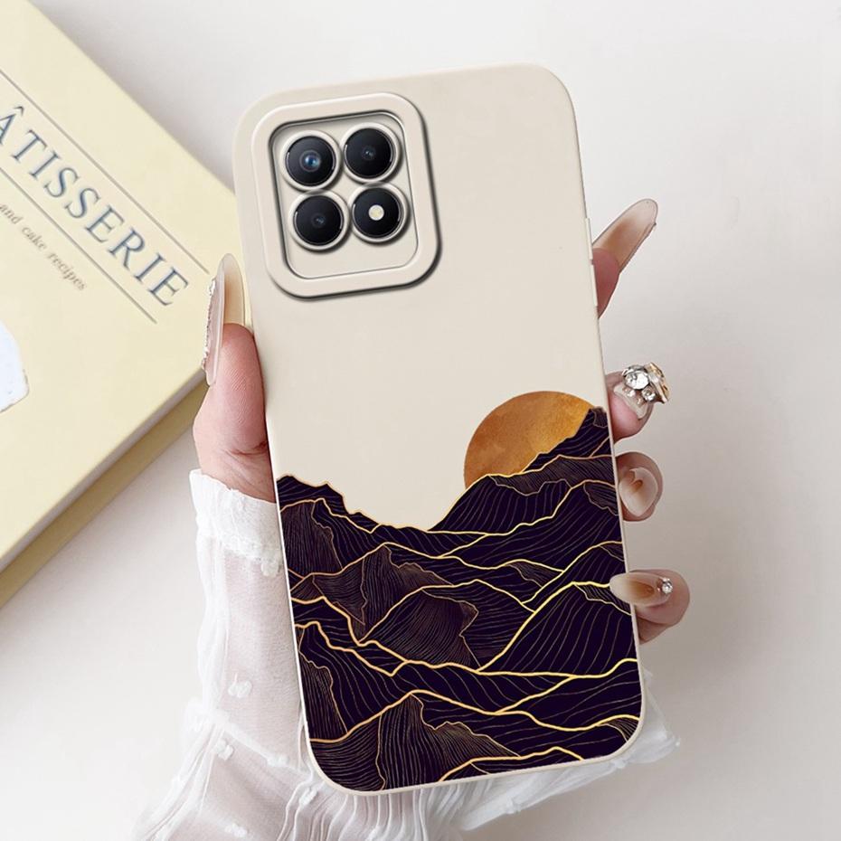 Защитный чехол для объектива для Realme 8i RMX3151 Модный принт Мягкий силиконовый чехол-бампер для Realme8i
