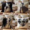 Наволочка с принтом узора Bella Hadid Cushion Cover для дивана в гостиной и декора спальни