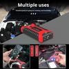 Multifunctional Car Battery Jump Starter with LED Flashlight Easy To Use 12V Portable Power Pack Battery Booster Jump Box