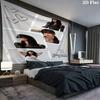 Aitana Custom Name Wall Tapestry Aesthetic Wall Hanging Printed Fabric Blanket Decorative Tapestries for Bedroom Living Room Home Decor