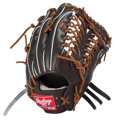 Rawlings PRO EXCEL Мастер Бейсбольная перчатка для Soft inches HOH® #02 Бейсбол, Аутфилдер, GR6HW2B88MG, Черный, 12.5 (Бросок левой рукой)