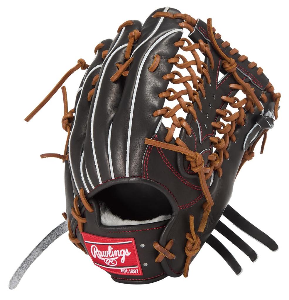 Rawlings PRO EXCEL Мастер Бейсбольная перчатка для Soft inches HOH® #02 Бейсбол, Аутфилдер, GR6HW2B88MG, Черный, 12.5 (Бросок правой рукой)