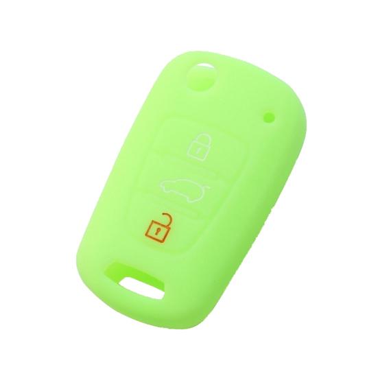 Силиконовый откидной чехол для ключа автомобиля, держатель для сумки с дистанционным протектором для Hyundai I30