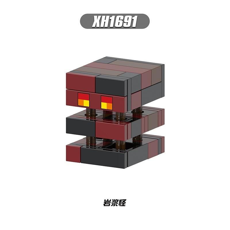 Строительные блоки Мой мир Минифигурки Minecraft Игрушки Кирпичи Lego Дети Подарки Образование X0311