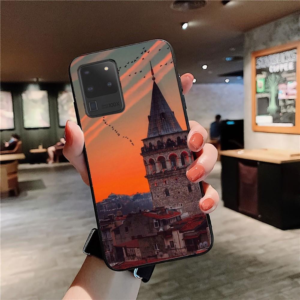 Turkey Istanbul Scenery Phone Case For Samsung S 9 10 20 21 22 23 30 23plus lite Ultra FE S10lite Fundas