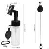 Golf Club Brush Groove Cleaner and Water Bottle Leakproof Reservoir Tube Compact
