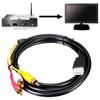 5 Feet HDMI Male To 3 RCA 1080P VGA Cord Adapter for TV HDTV DVD Consumer Electronics