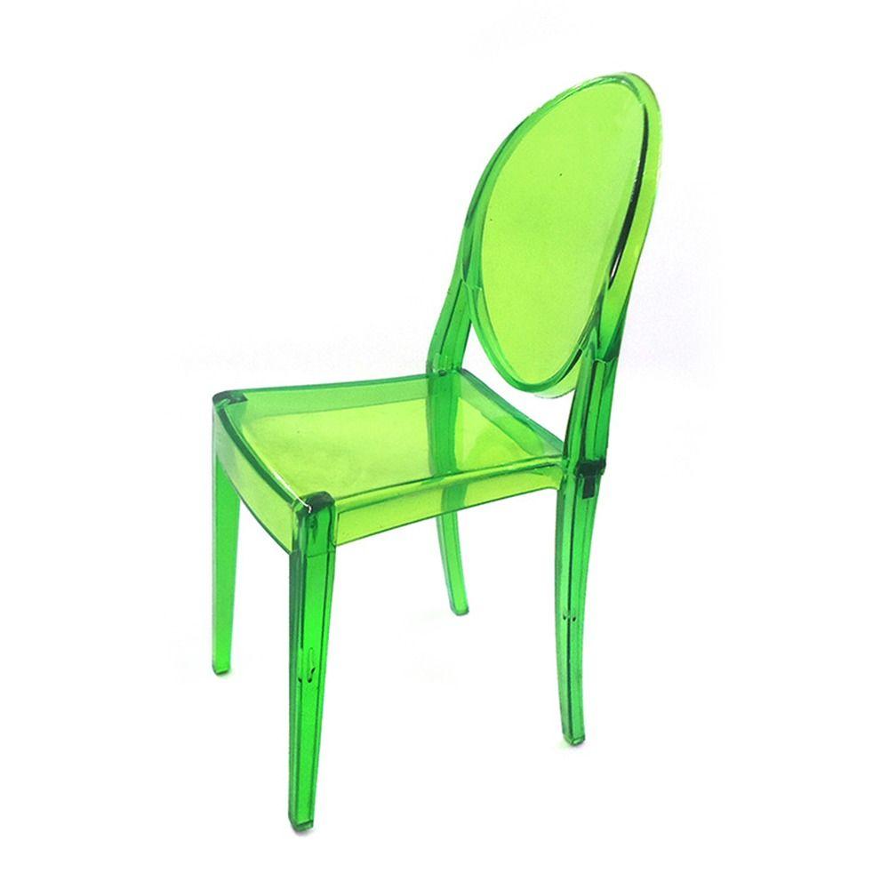 Кукольный домик в масштабе 1/6, кресло для отдыха, пластиковое мини-кресло со спинкой, подарок, миниатюрная мебель, кукольный домик