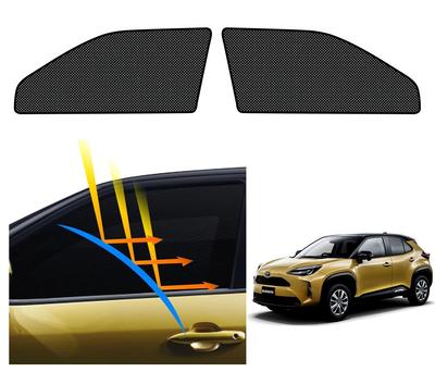 BLUESEATEC Сетчатые шторки для Toyota Corolla Cross 10 Series Магнитные боковые Легкая установка и сумка для хранения водителя и пассажира 2 шт. - Защита от солнца,