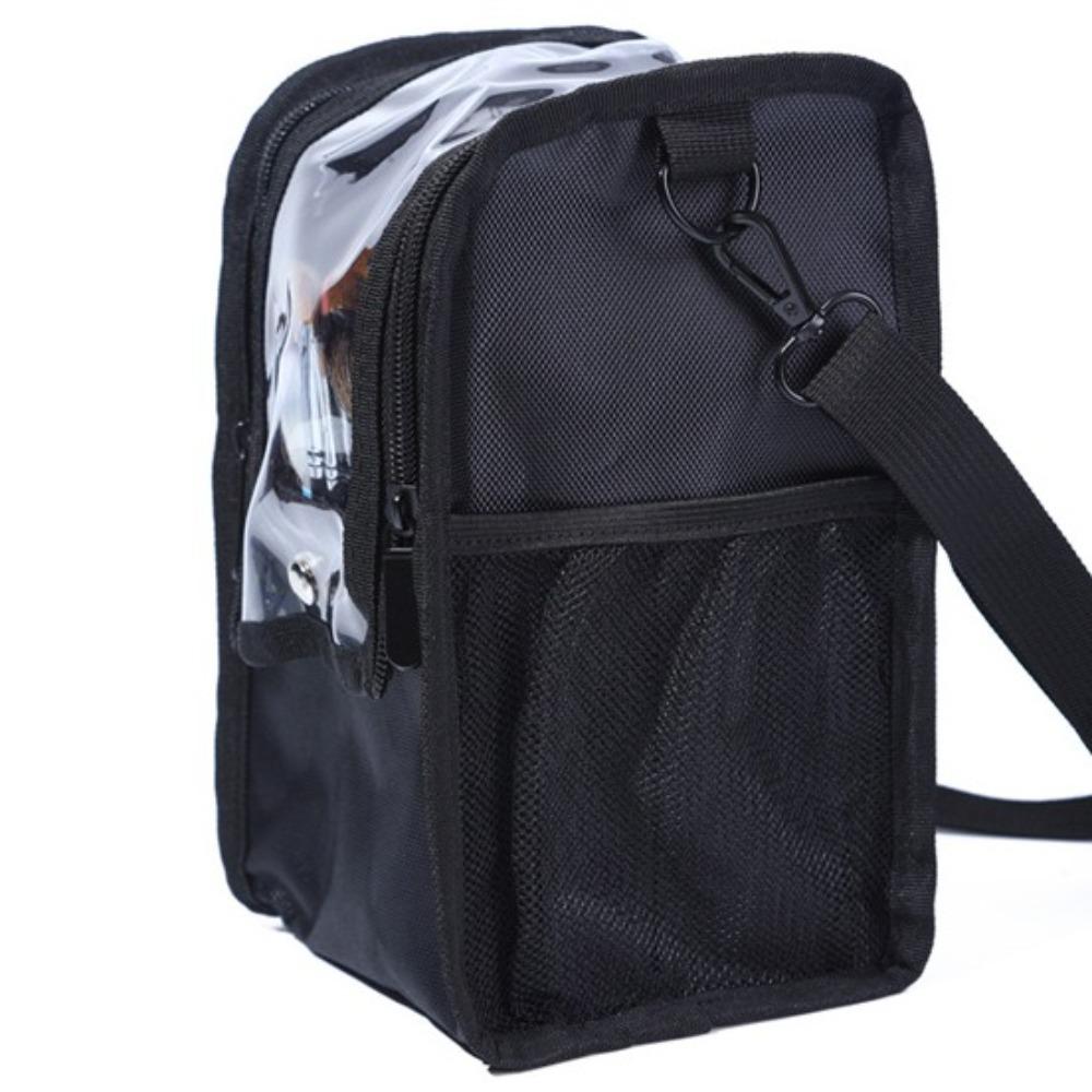 Черная косметичка Профессиональная сумка для туалетных принадлежностей Сумка через плечо для кистей для макияжа Визажист