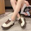 Women's Casual Shoes Round Head Lace Up Anti-slip Platform Shoes for Women Leisure Spring Outdoor Sports Zapatos Mujer