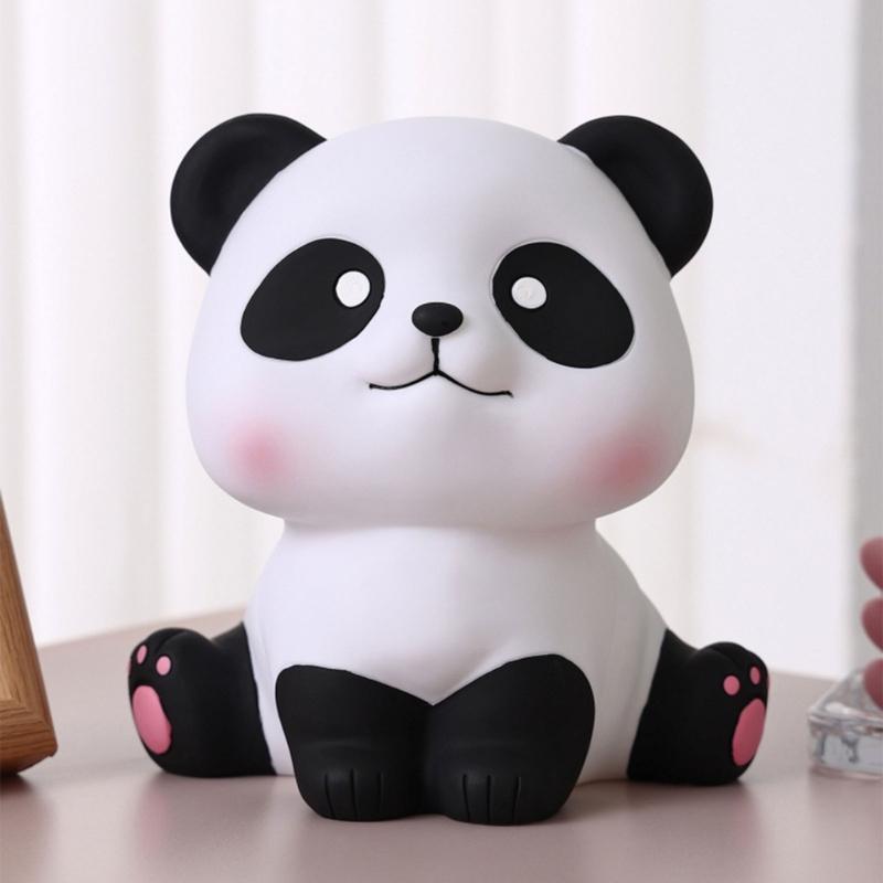 Money Container Versatile Coin Holder Lovely Panda Shaped Money Holder Piggy Banks Coins Savings Jar for Animal Lovers