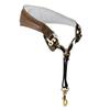 Adorence Premium Saxophone Strap (Handmade, Breathable Pad and Metal Hook) - Ergonomic Cervical Strap Pad