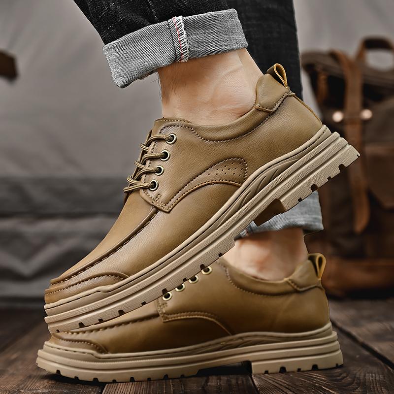 Кожаные деловые туфли, модные кожаные мягкие мужские туфли для отдыха на природе, черные туфли для серфинга, мужские кожаные туфли на плоской подошве Zapatos Hombre