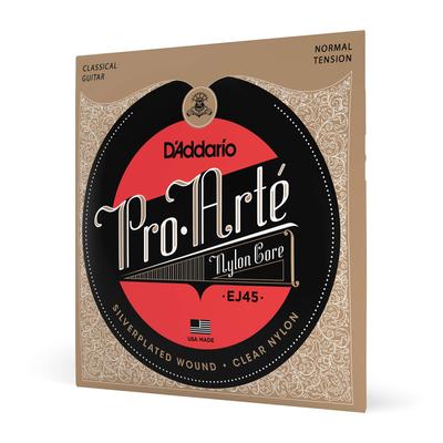 Струны для классической гитары Pro Arte Normal EJ45 D'Addario Silver/Clear []