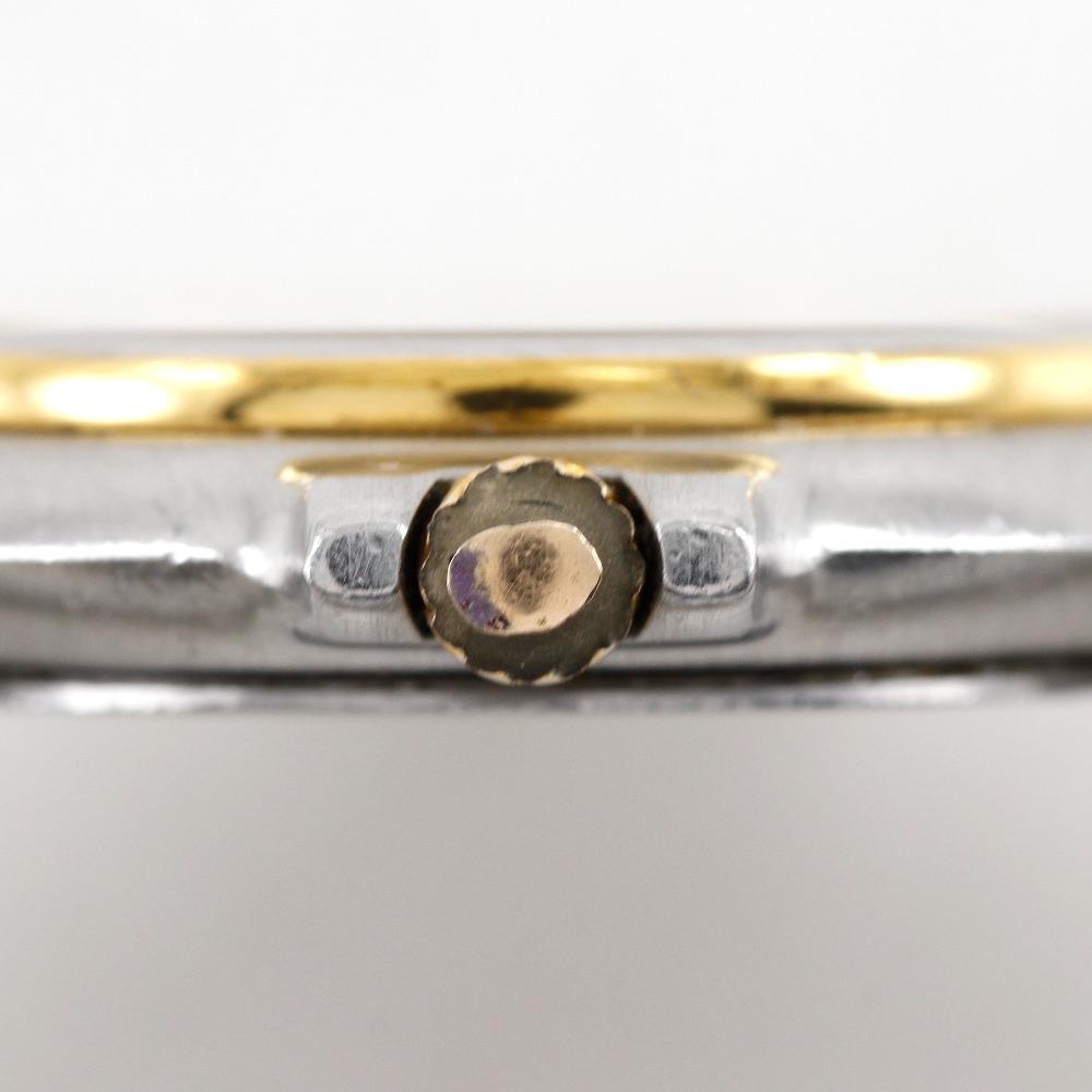 Dunhill Часы Millennium Серебристые/золотистые Белый циферблат Нержавеющая сталь Кварцевые Аналоговый дисплей Женские Б/у