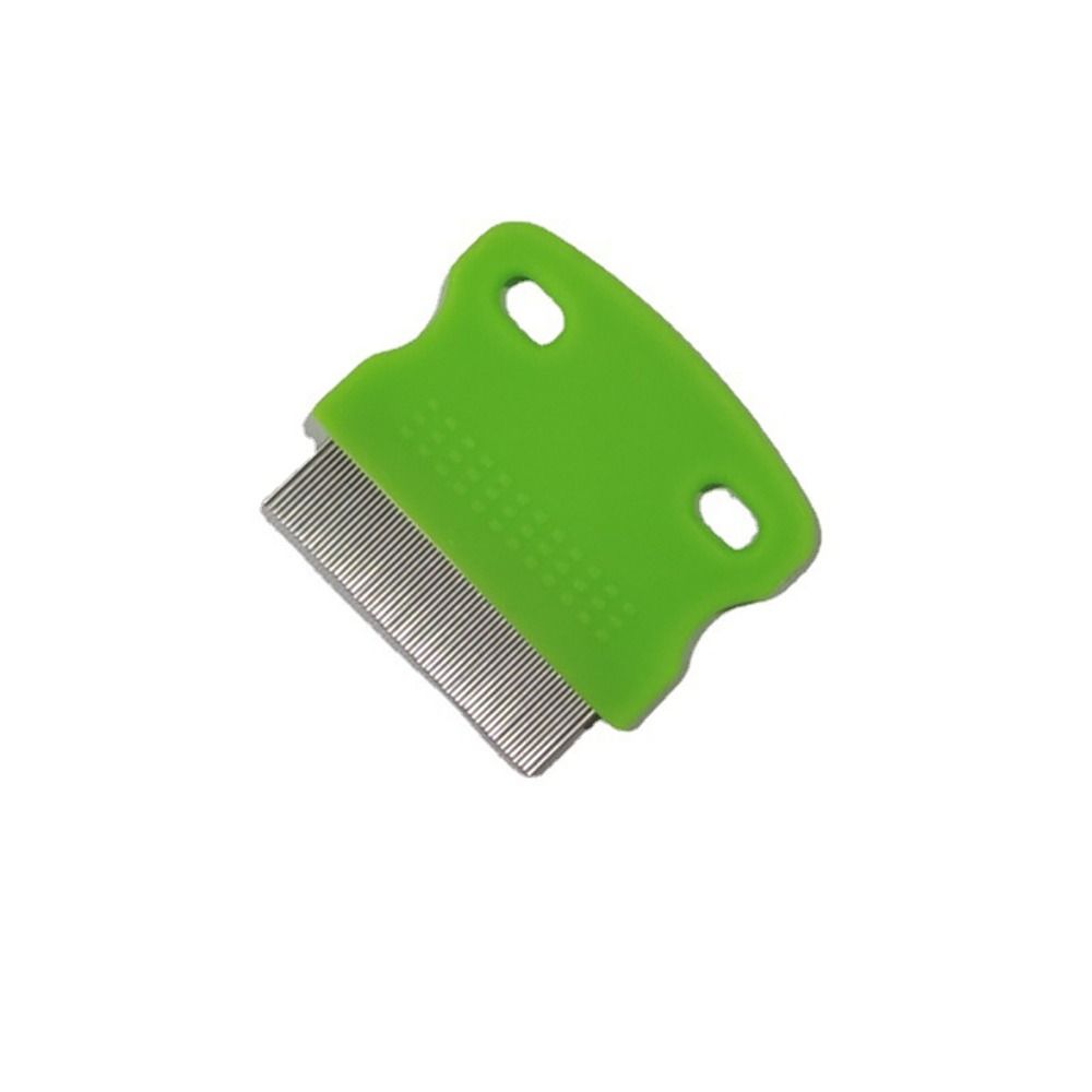 Металлические зубья Аксессуары для питомцев Расческа для вычесывания шерсти Щетка для удаления шерсти Удаление гнид яиц вшей Блошиные грабли