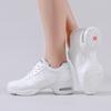 Aerobics Shoes White Fitness Shoes Sports Cheerleading Shoes Female Training Competition Performance Shoes Soft Bottom Children