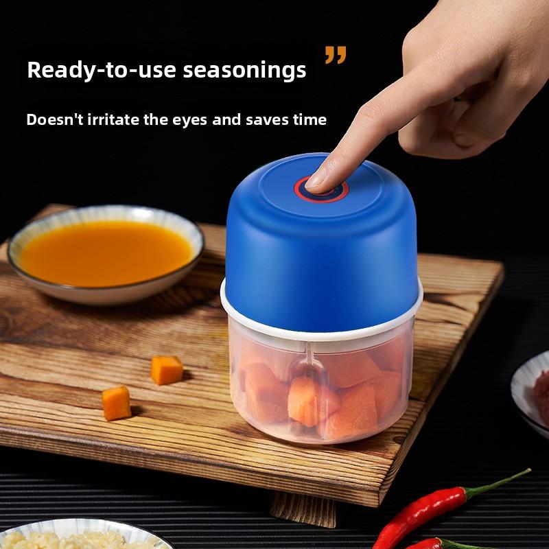 Электрическая чеснокодавилка Беспроводная многофункциональная кухонная машина Автоматическая бытовая машина для приготовления детского питания Маленькое измельчение