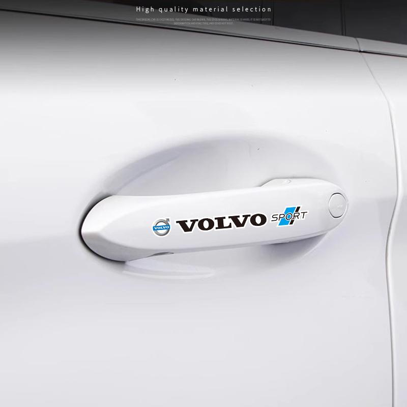 4Pcs Car Logo Decoration Stickers Decal Accessories For Volvo XC90 V90 V60 XC60 V40 S80 S60 S90 C40 XC40 V70 XC70 C30 C70 EX90 R