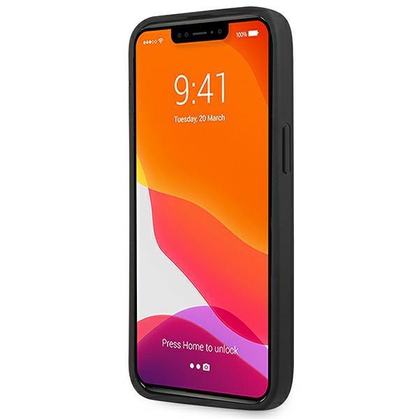 Etui do iPhone 14 Pro AMG Skórzane Debossed Czarne