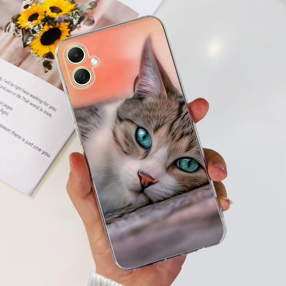 For Samsung Galaxy A05 Case SM-A055F Cute Painted Back Cover Phone Case For Samsung A05 A 05s Galaxy A05s Soft TPU Fundas Bumper