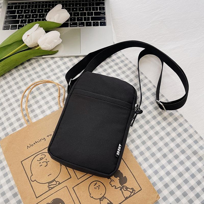 New Fashion Mobile Phone Bag Women's Messenger Bag All-match Mini Small Crossbody Bag Hanging Neck Coin Purse Vertical Handbag CLE