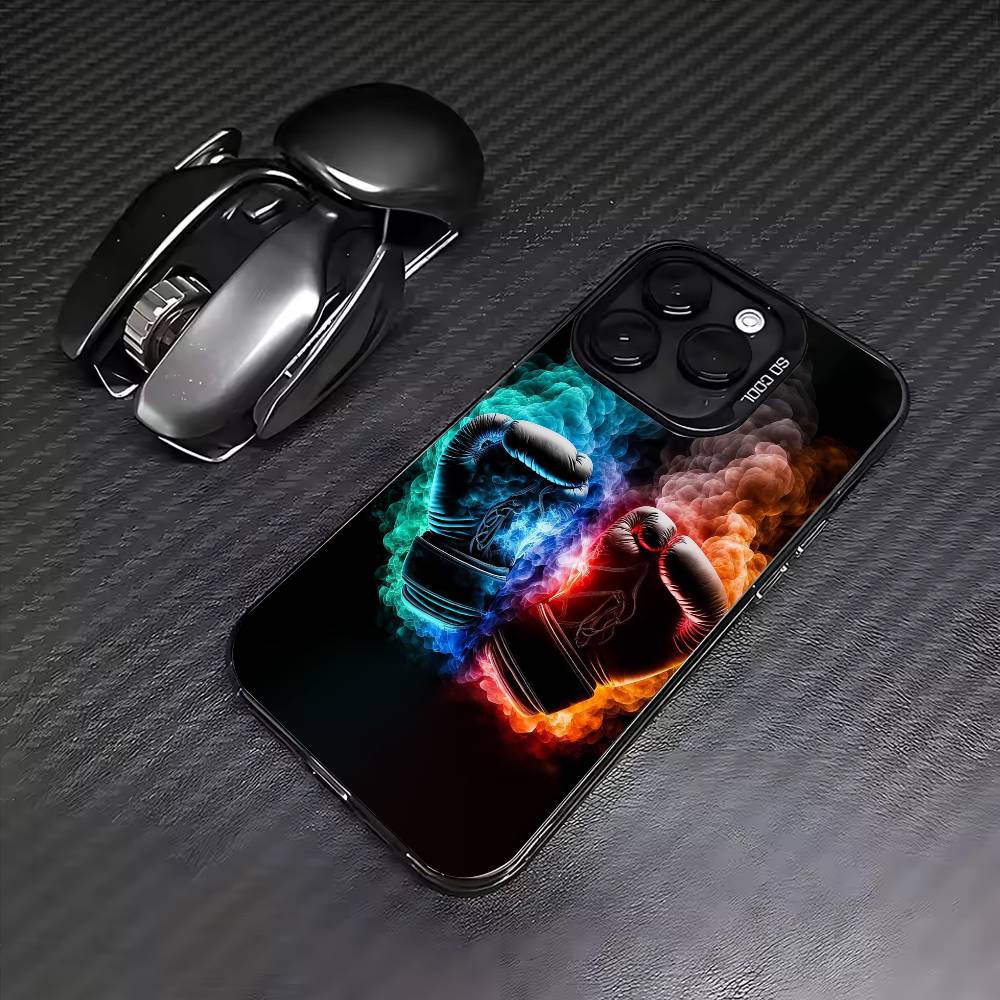 Бокс обои Чехол для телефона Для iPhone17,16,15,14,13,12,11 Plus,Pro Max Цветной Посеребренный Внутренняя крышка