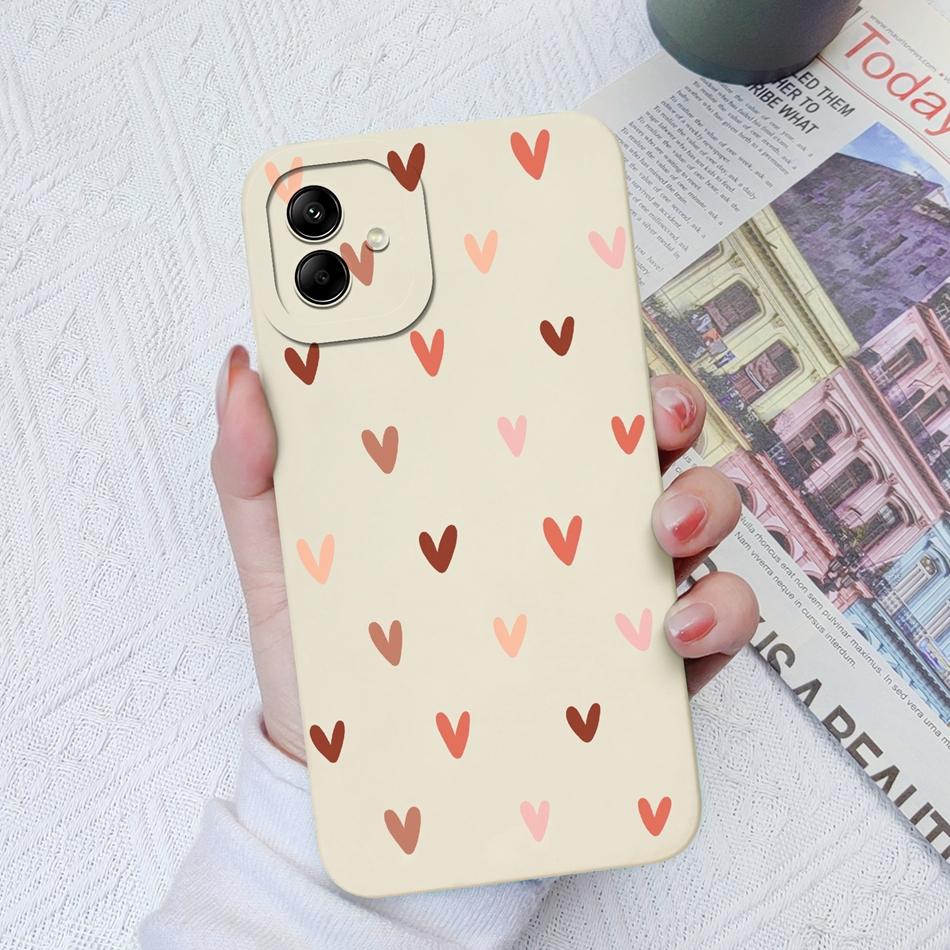 For Samsung Galaxy A04 A04E A04S Phone Case Cat Camera Protection Liquid Silicone Back Cover For Samsung A 04 E S Bumper Shell
