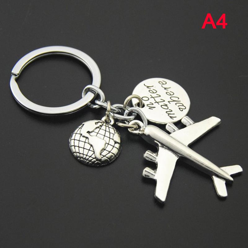 1 шт. брелки с изображением самолета Земли, независимо от того, где подвеска, дорожный брелок