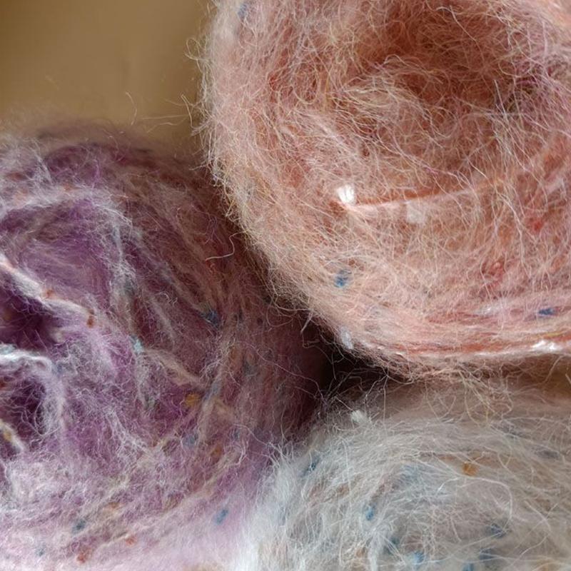 50 г/рулон, швейные аксессуары, пряжа из гипсофилы и мохера, шерстяная пряжа для ручного вязания, вязаная крючком нить